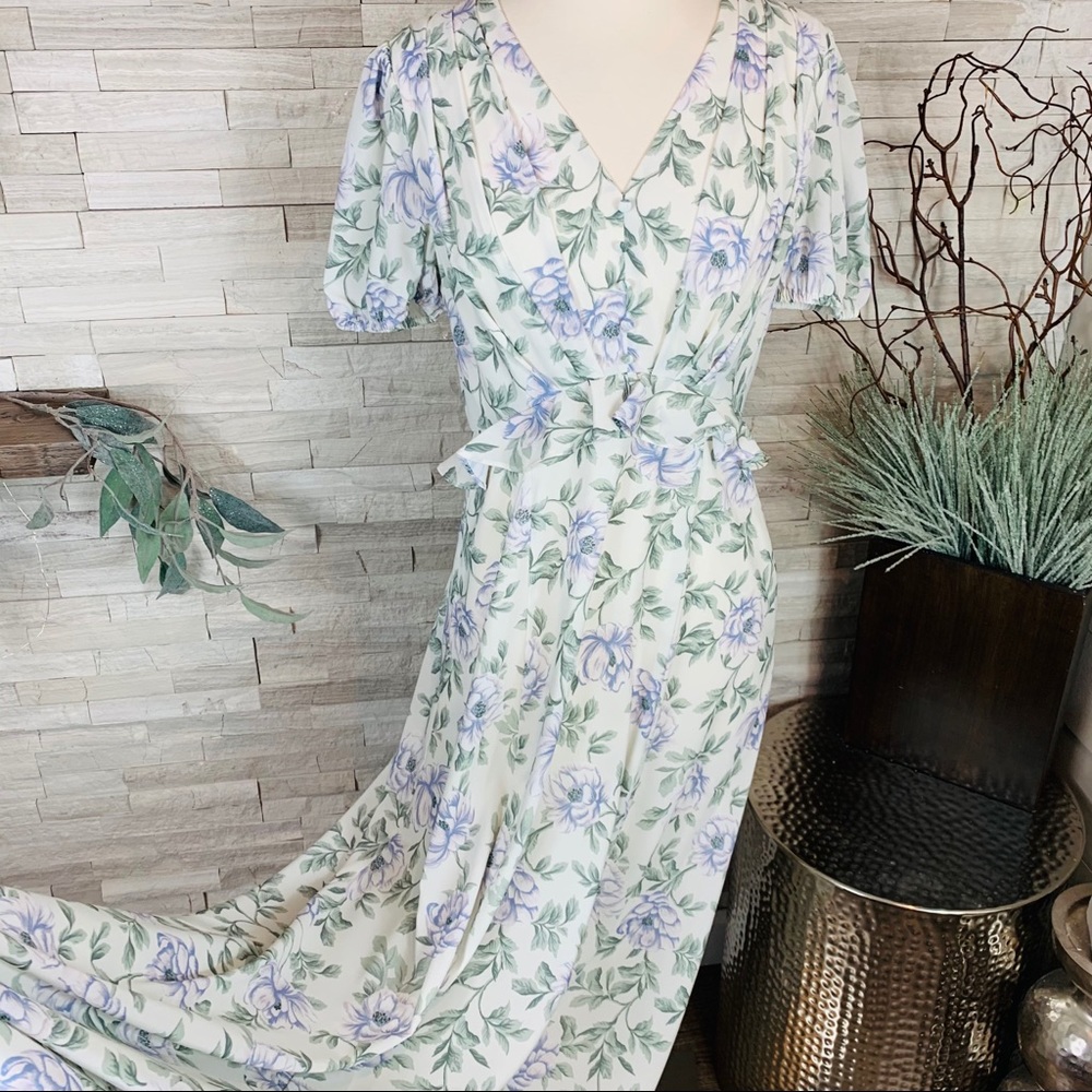 Gal Meets Glam NWT Cassidy Floral Maxi Dress $198 - Picture 10 of 13